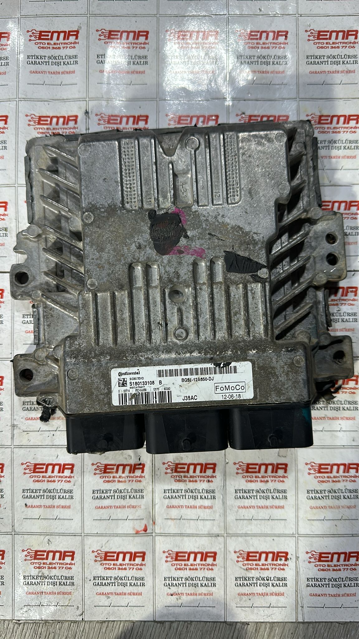 FORD FOCUS 3 1.6 TDCİ DİZEL MOTOR BEYNİ SİD807EVO BG91-12A650-DJ