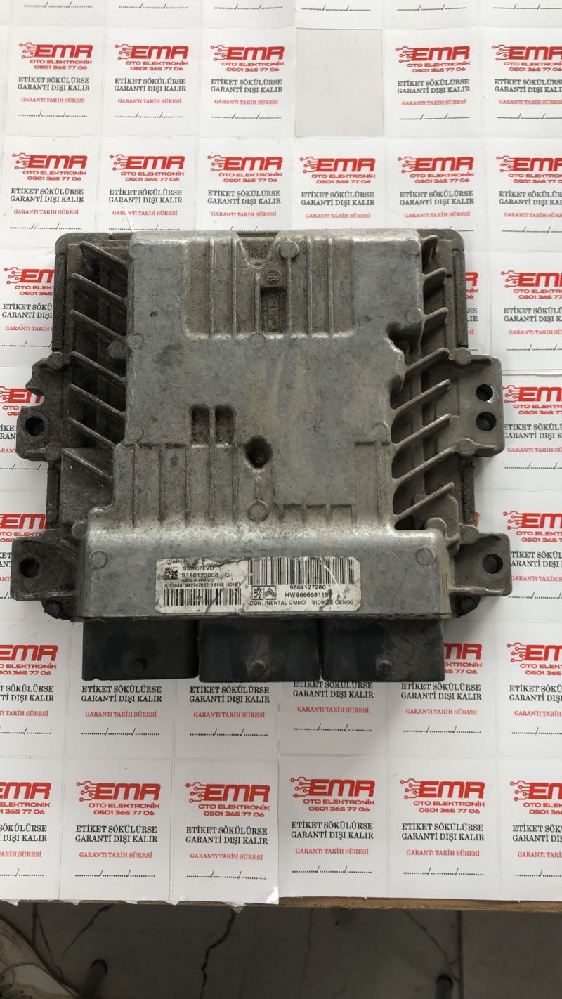 ÇIKMA OTO BEYİN SID807EVO S180123008 C 9804127280 HW966668118 CEM00 PEUGEOT 508 CITROEN C5 ÇIKMA MOTOR BEYNİ