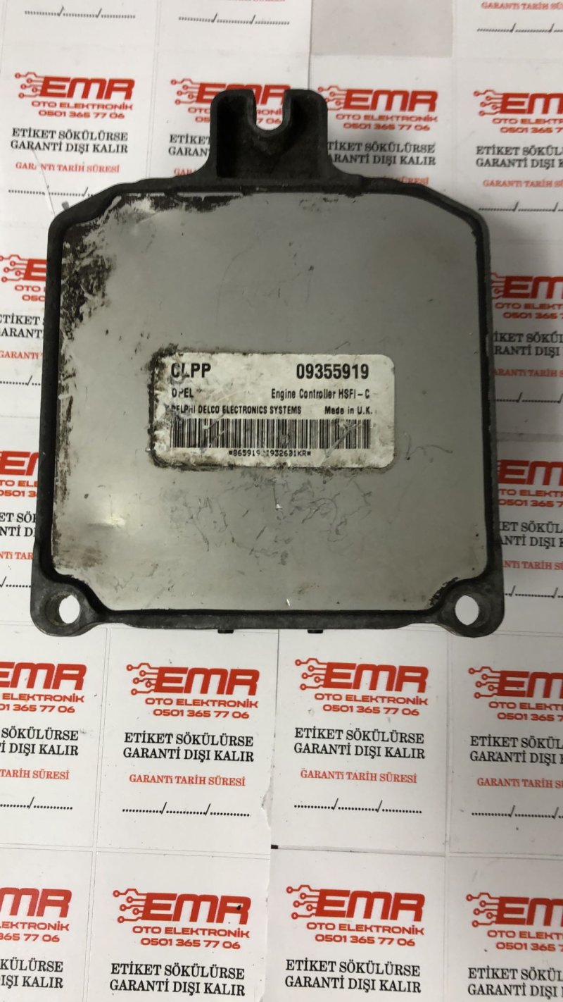 ÇIKMA OTO BEYİN 09355919 CLPP HSFI-C  OPEL ZAFİRA OPEL ASTRA G OPEL MERİVA X16XEL OPEL ZAFİRA OPEL ASTRA G OPEL MERİVA ÇIKMA MOTOR BEYNİ 