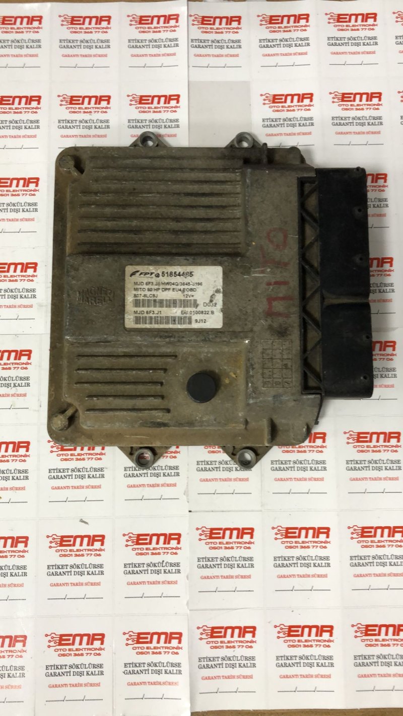 ÇIKMA OTO BEYİN 51854485 MJD 6F3 FİAT LİNEA MOTOR BEYNİ FİAT PUNTO MOTOR BEYNİ ALFA ROMEO MOTOR BEYNİ 