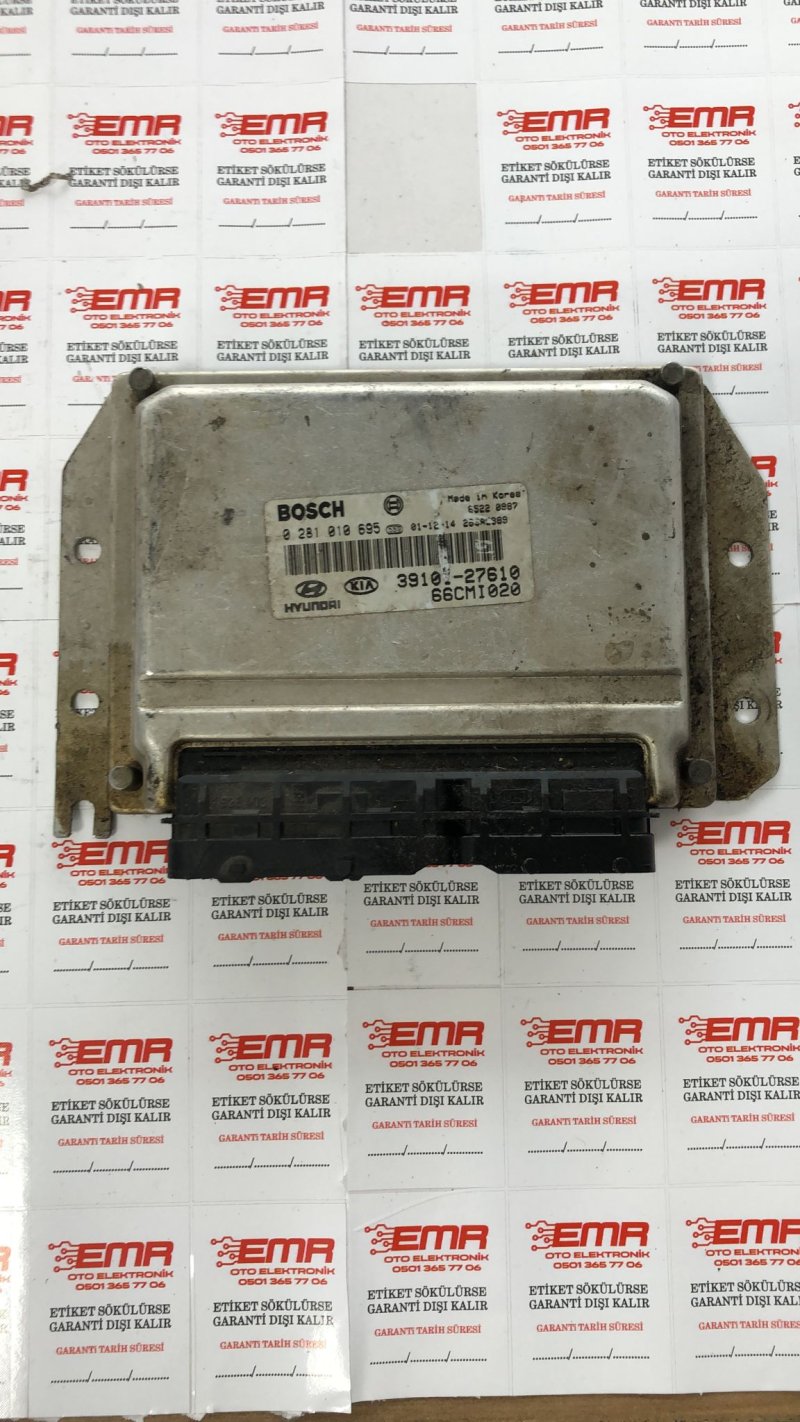 ÇIKMA OTO BEYİN 0 281 010 695 39101 27610 66CMI020 HYUNDAİ KİA ÇIKMA MOTOR BEYNİ 